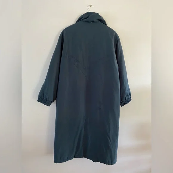 SOLD ELSEWHERE - 80s/90s Dark Teal Long Puffer Jacket - M-XL - Picture 3 of 5